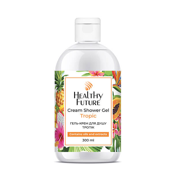 Крем-гель для душу «Тропік» ТМ Healthy Future 300 мл