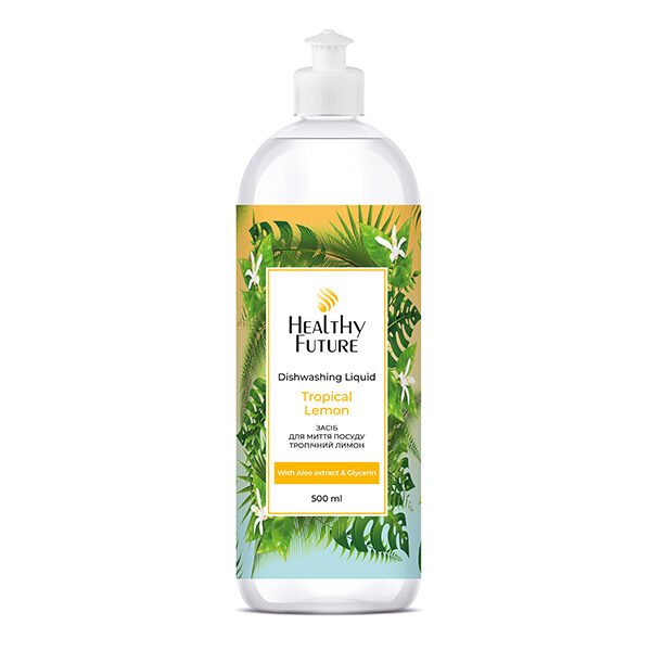 Засіб для миття посуду Tropical Lemon ТМ Healthy Future 500 мл