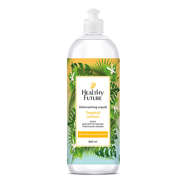 Засіб для миття посуду Tropical Lemon ТМ Healthy Future 500 мл
